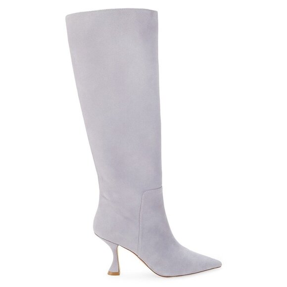 NEW Stuart Weitzman Xcurze 85 Knee High Boots Womens 9 Stiletto Chic Suede - Picture 1 of 11